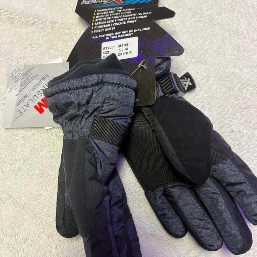 Kohl's Charcoal Kids Winter Gloves